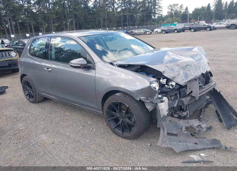 2010 VOLKSWAGEN GOLF 2-DOOR VIN: WVWAB7AJ2AW086263
