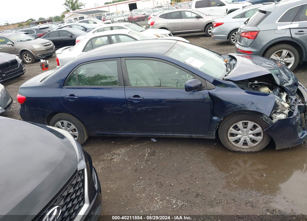2011 TOYOTA COROLLA LE VIN: 2T1BU4EE0BC727544