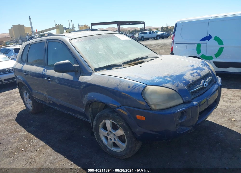 2005 HYUNDAI TUCSON GL VIN: KM8JM12B05U070221