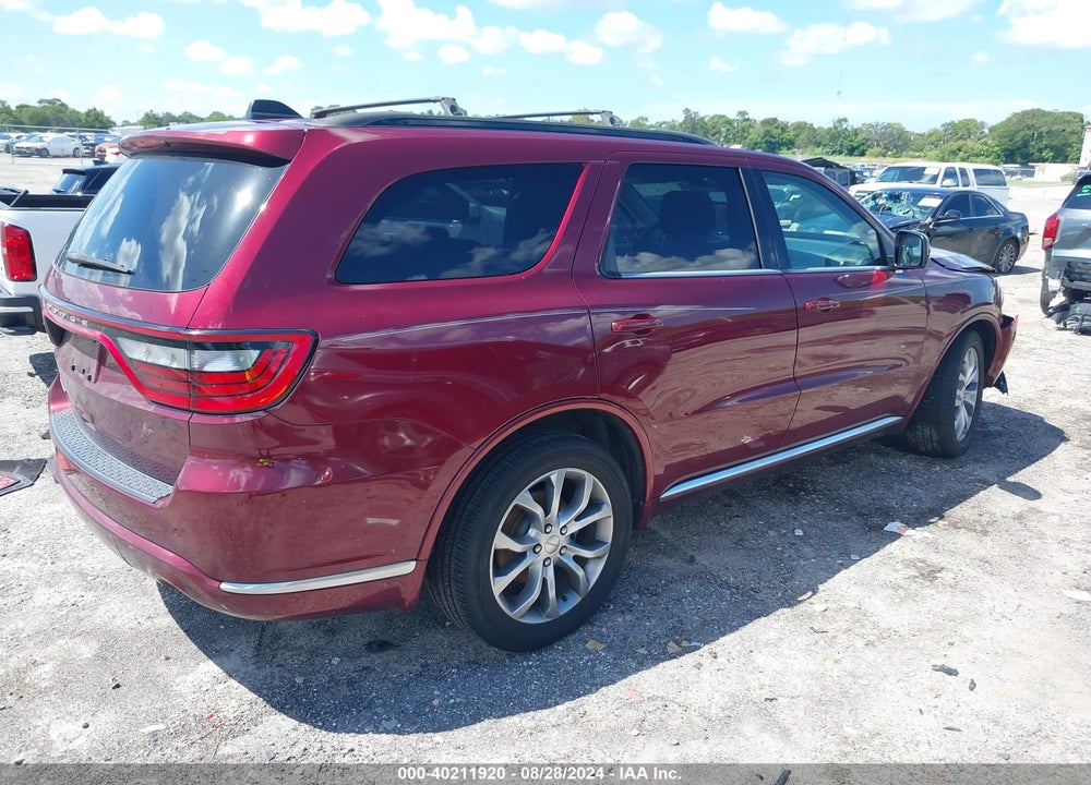 2017 DODGE DURANGO SXT RWD VIN: 1C4RDHAG5HC805542