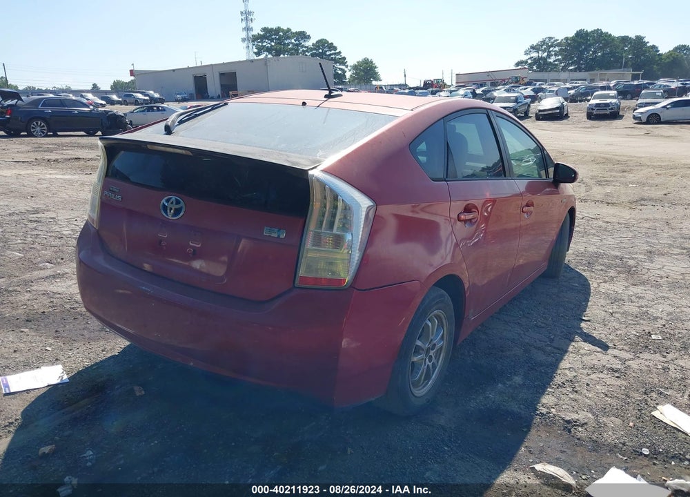 2010 TOYOTA PRIUS IV VIN: JTDKN3DUXA1002889