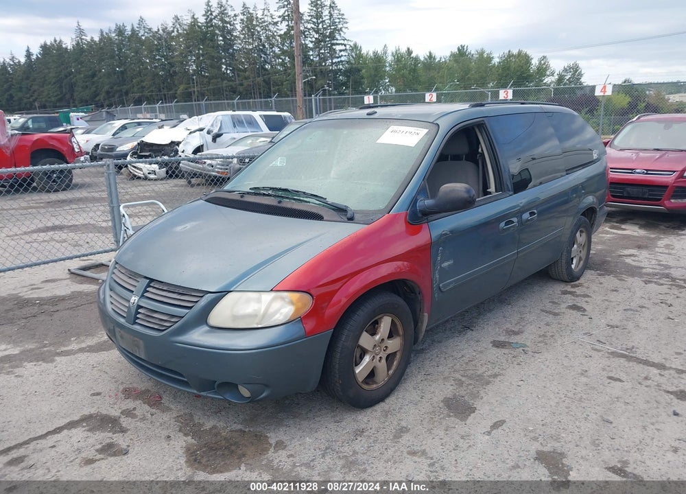 2007 DODGE GRAND CARAVAN SXT VIN: 2D4GP44L47R174226