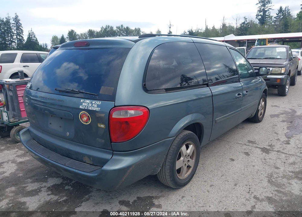 2007 DODGE GRAND CARAVAN SXT VIN: 2D4GP44L47R174226