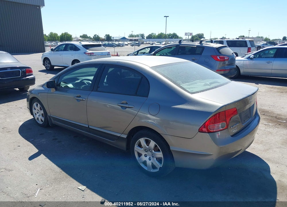 2006 HONDA CIVIC LX VIN: 1HGFA16586L136823