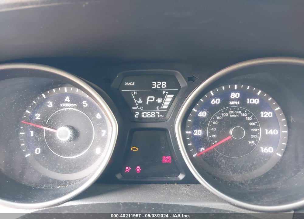 2014 HYUNDAI ELANTRA LIMITED VIN: 5NPDH4AE5EH488478