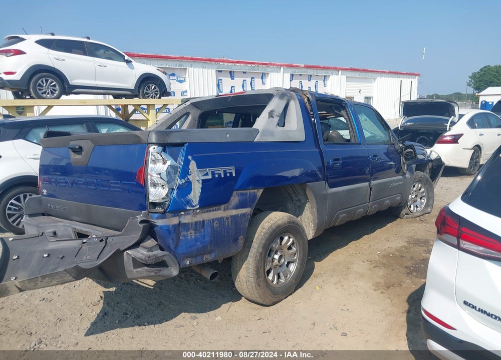 2003 CHEVROLET AVALANCHE 1500 VIN: 3GNEC13T63G196767