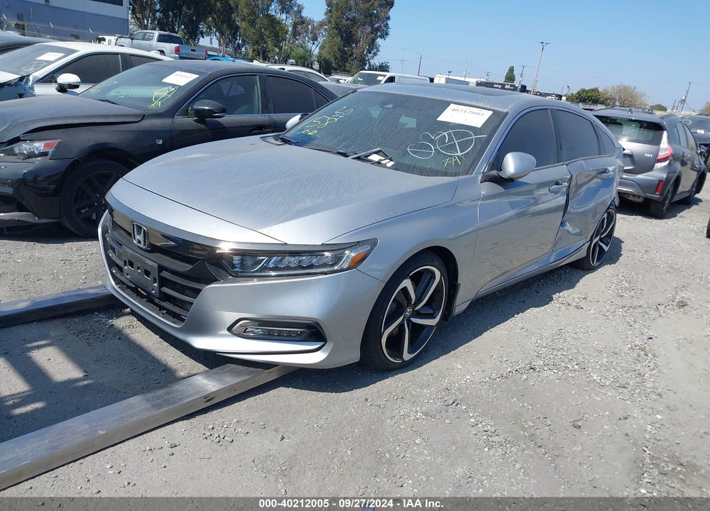 2019 HONDA ACCORD SPORT 2.0T VIN: 1HGCV2F34KA018348
