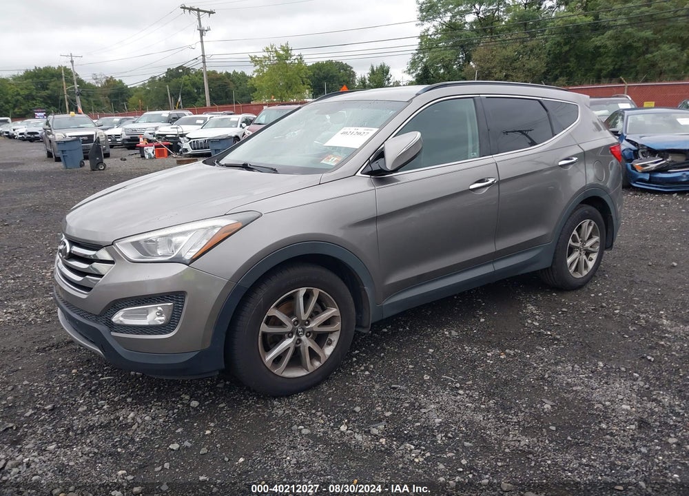 2014 HYUNDAI SANTA FE SPORT 2.0L TURBO VIN: 5XYZU3LA3EG166628