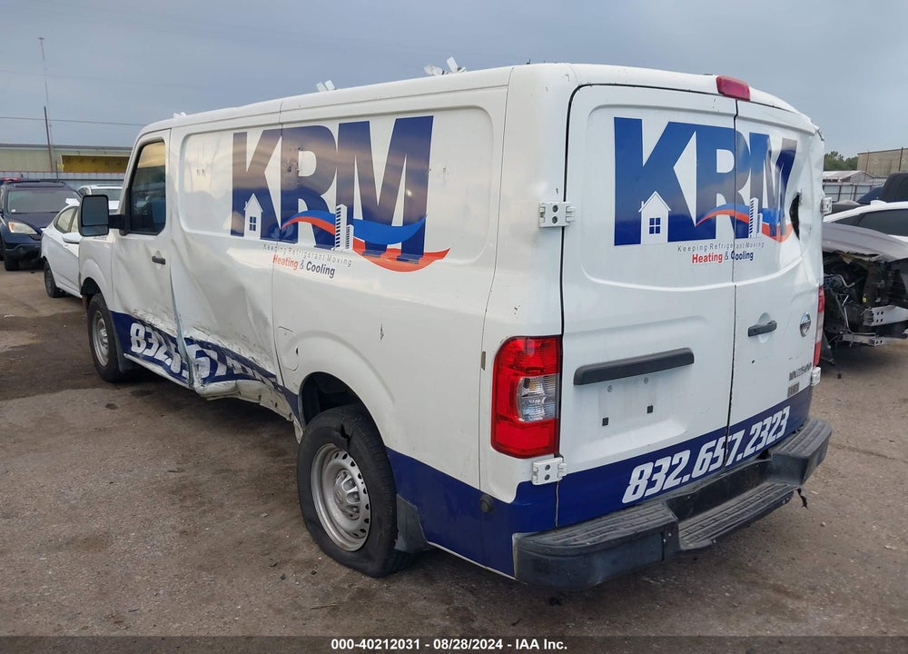 2015 NISSAN NV CARGO NV2500 HD S V6 VIN: 1N6BF0KX5FN805910
