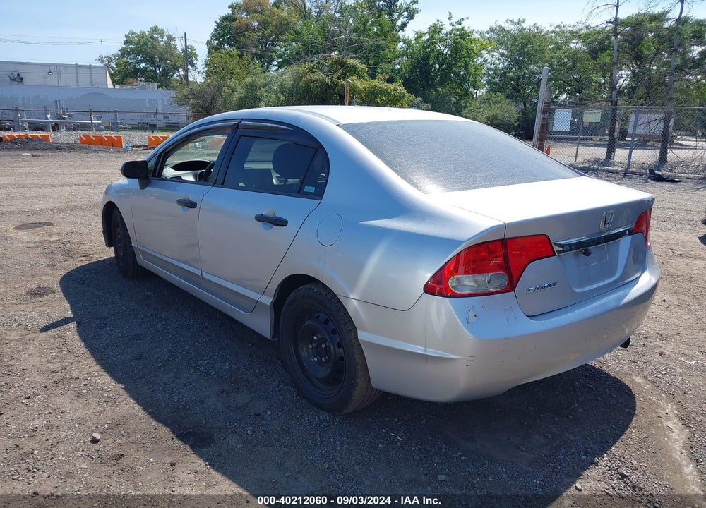 2009 HONDA CIVIC VP VIN: 2HGFA16309H507327