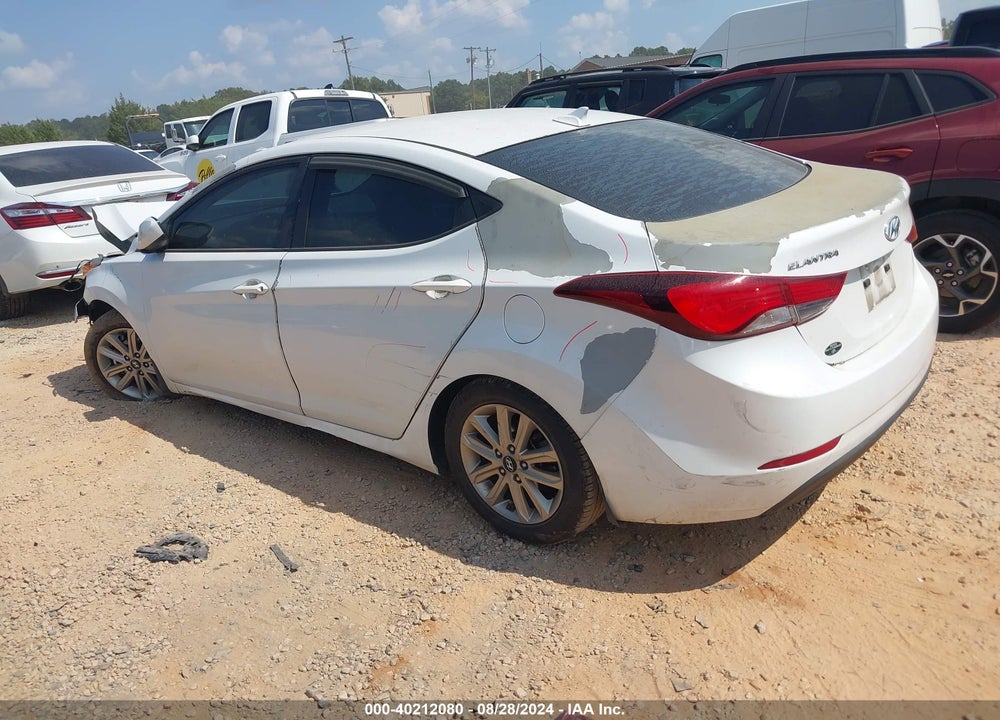 2015 HYUNDAI ELANTRA SE VIN: 5NPDH4AE0FH556915