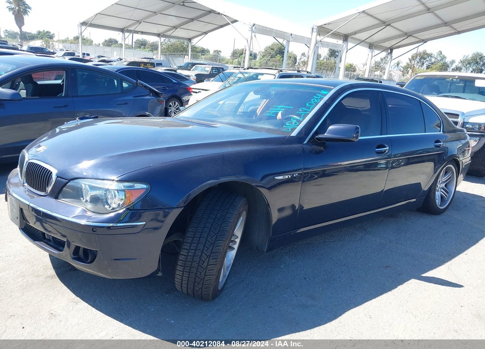 2007 BMW 760LI VIN: WBAHN03507DD98762