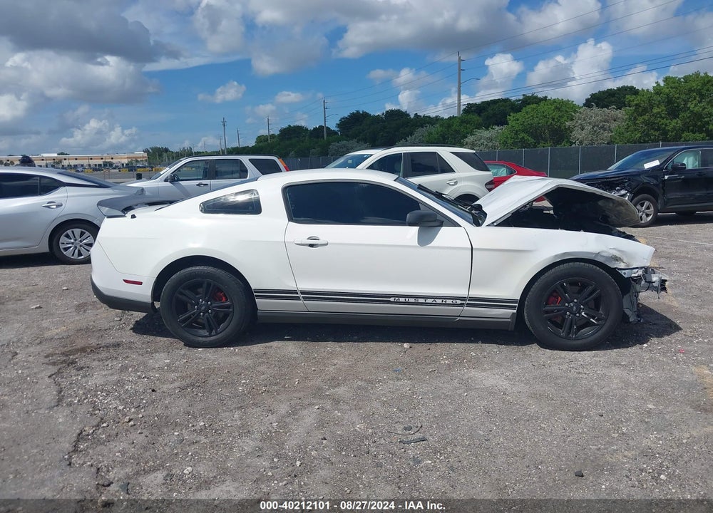2012 FORD MUSTANG VIN: 1ZVBP8AM4C5277453