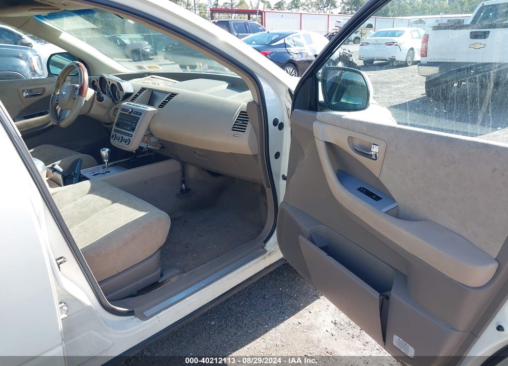 2007 NISSAN MURANO S VIN: JN8AZ08W57W618574