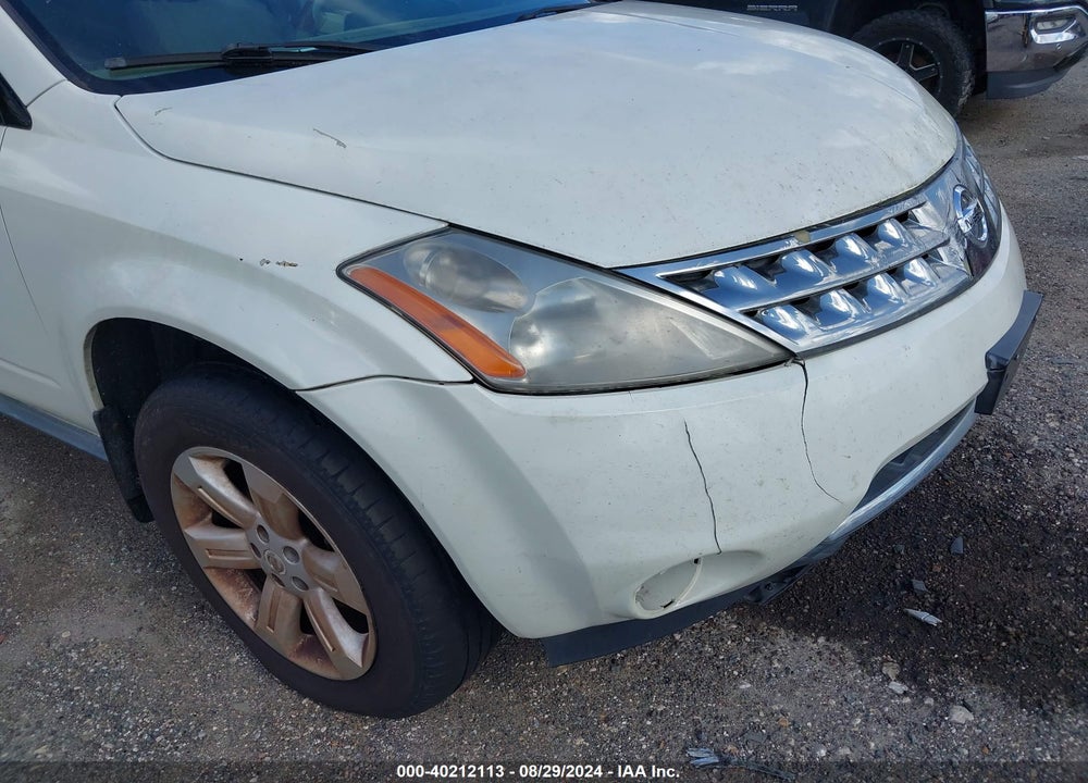 2007 NISSAN MURANO S VIN: JN8AZ08W57W618574