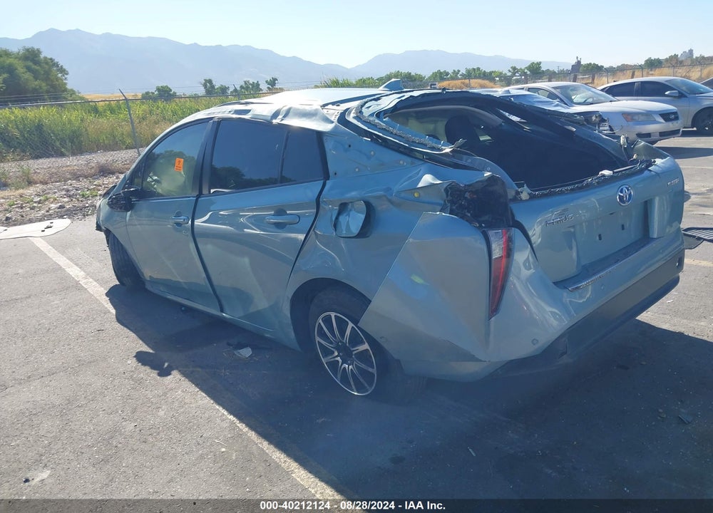 2018 TOYOTA PRIUS THREE VIN: JTDKARFU7J3057283