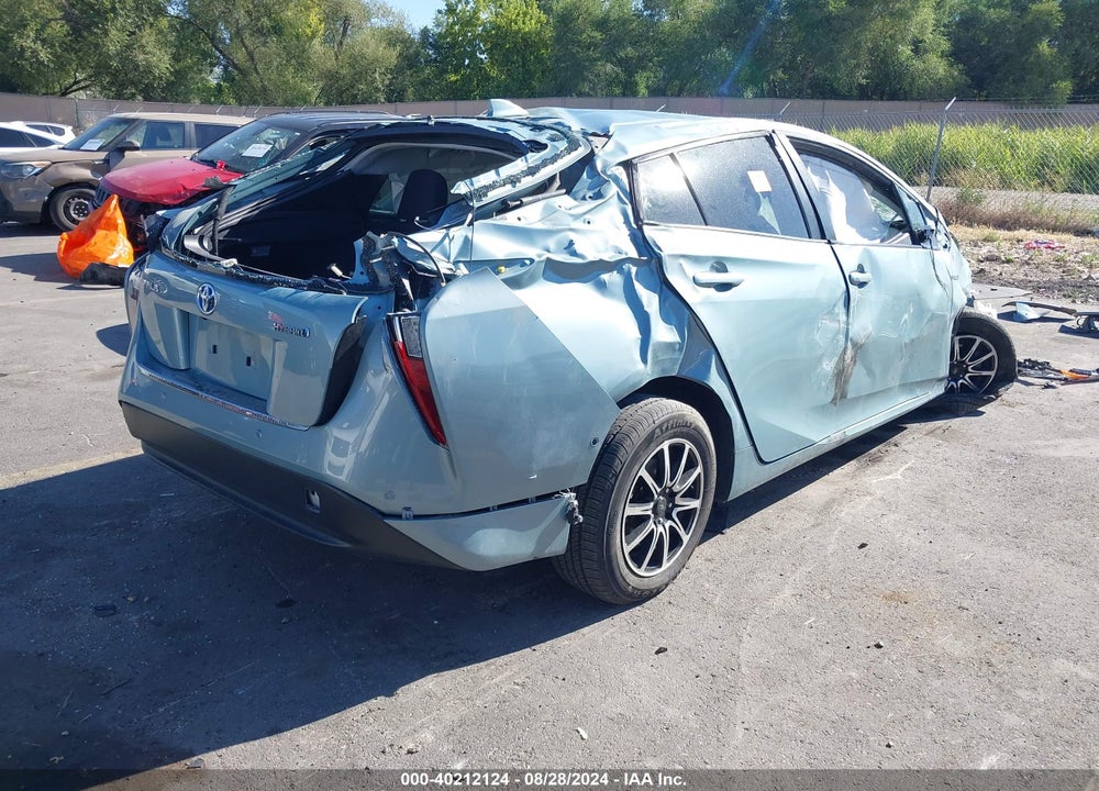 2018 TOYOTA PRIUS THREE VIN: JTDKARFU7J3057283