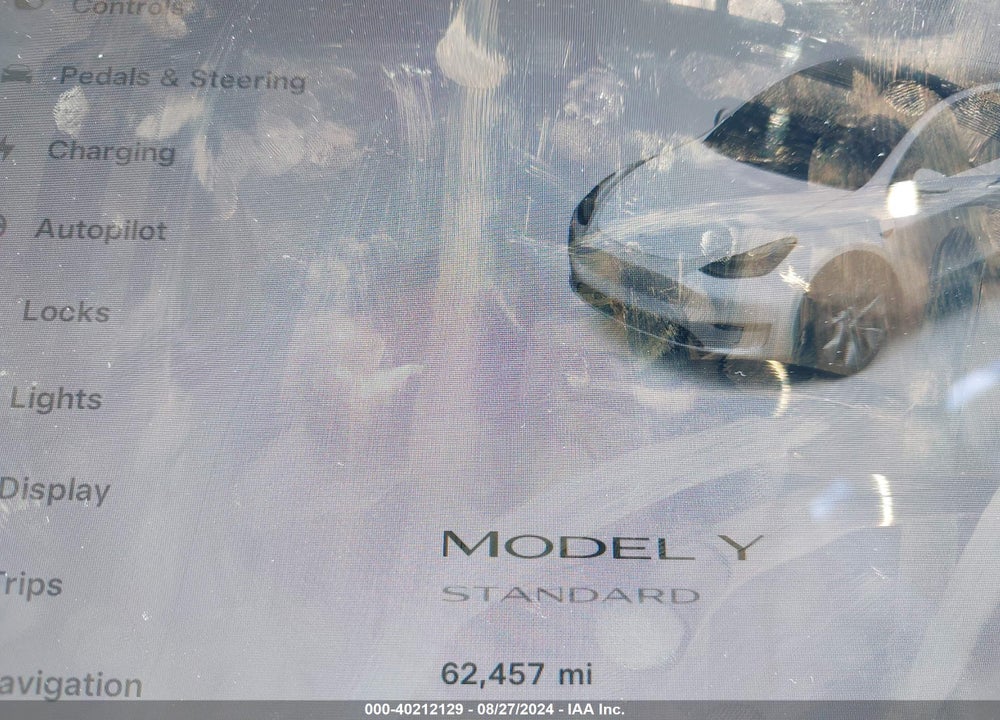 2021 TESLA MODEL Y STANDARD RANGE REAR-WHEEL DRIVE VIN: 5YJYGDED2MF103364