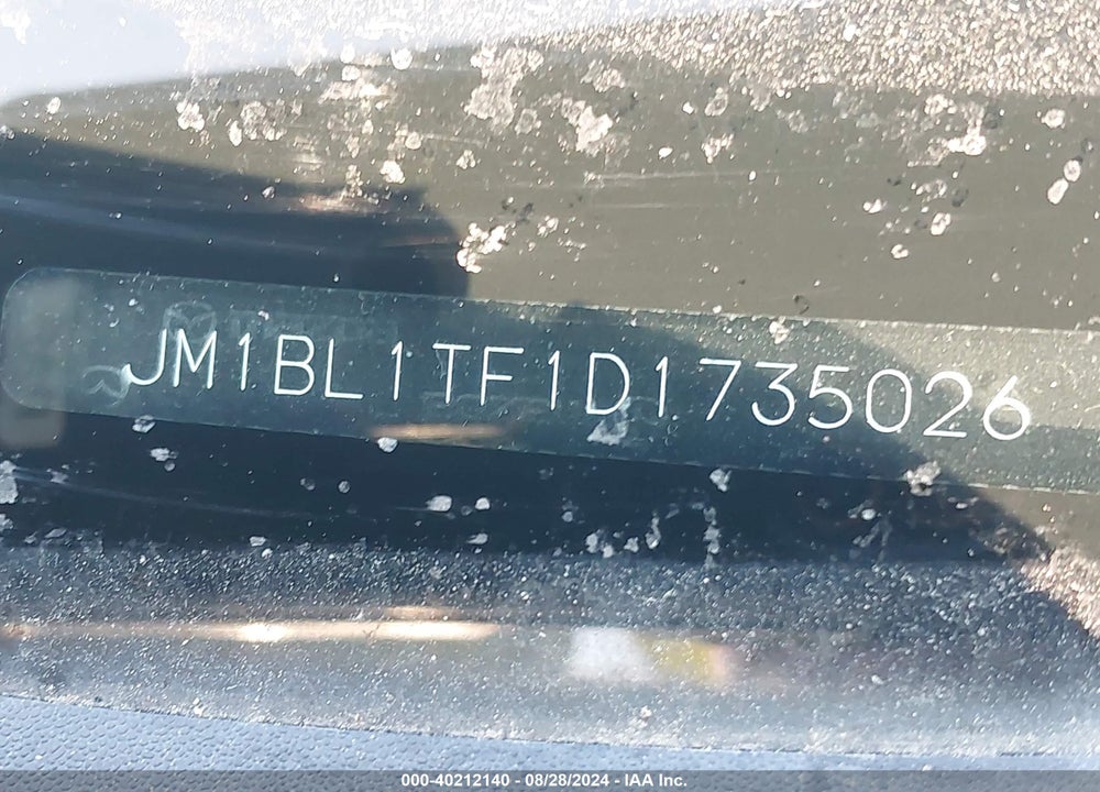2013 MAZDA 3 I SV VIN: JM1BL1TF1D1735026