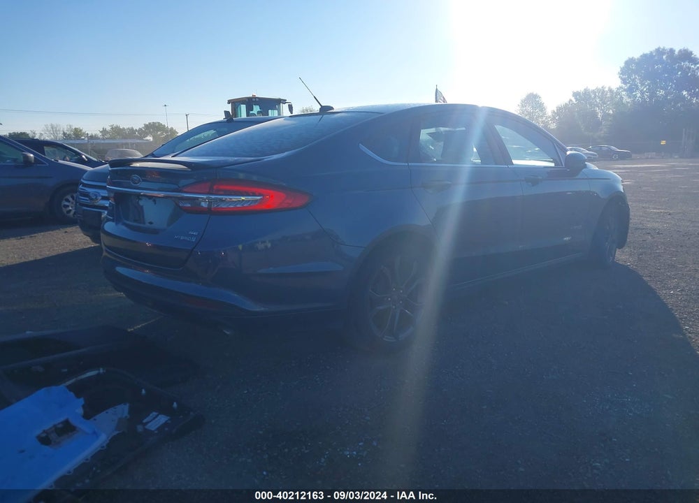 2018 FORD FUSION HYBRID SE VIN: 3FA6P0LU0JR124197