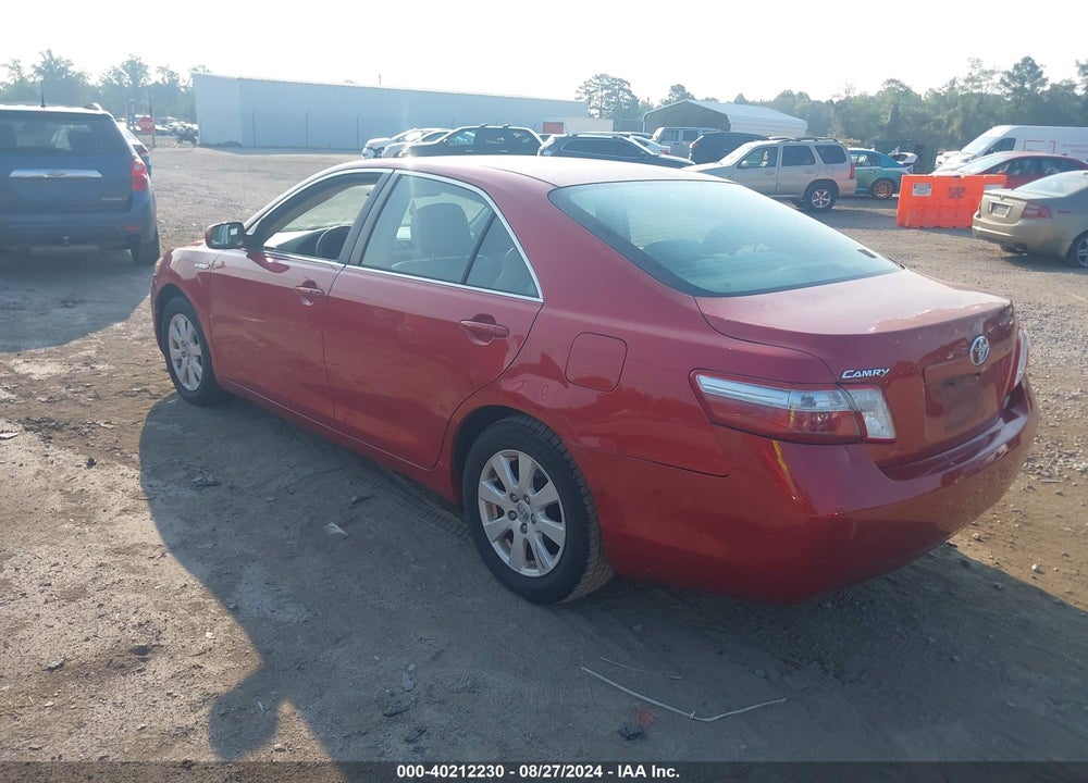 2007 TOYOTA CAMRY HYBRID VIN: 4T1BB46K67U014843