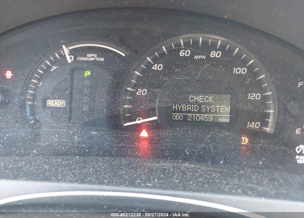 2007 TOYOTA CAMRY HYBRID VIN: 4T1BB46K67U014843