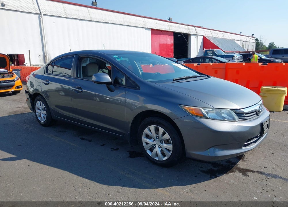 2012 HONDA CIVIC LX VIN: 19XFB2F51CE372364
