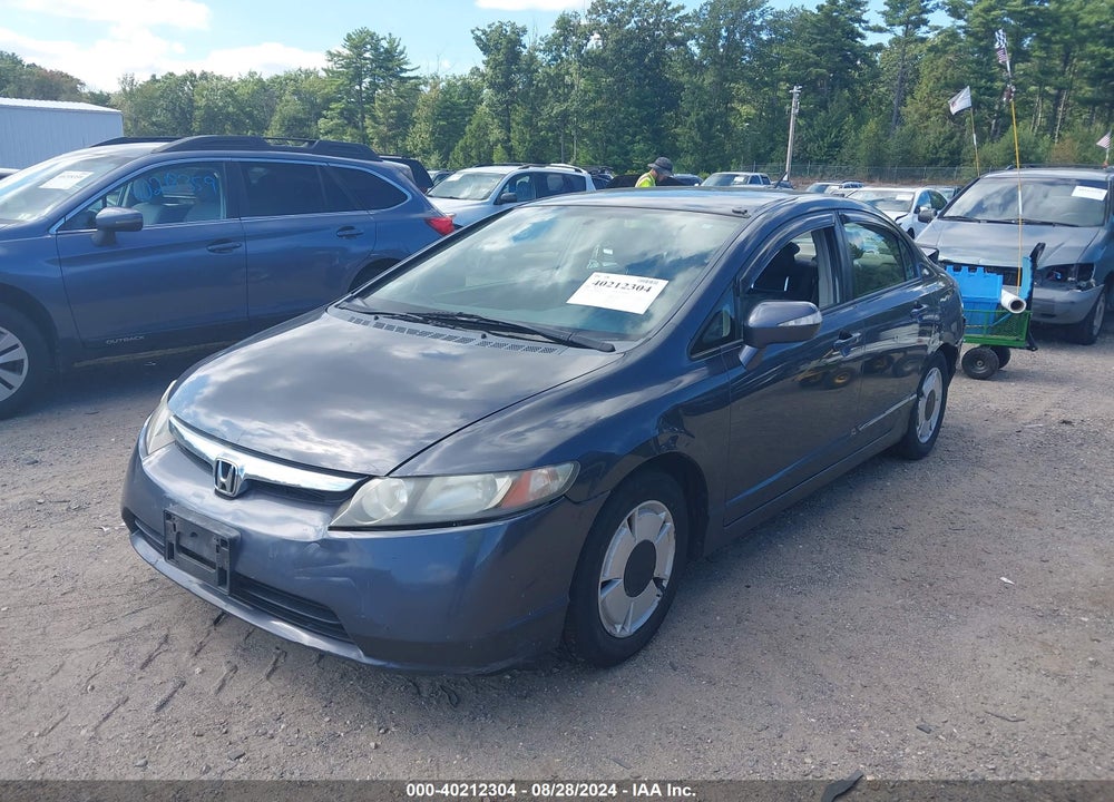 2008 HONDA CIVIC HYBRID VIN: JHMFA36218S018507