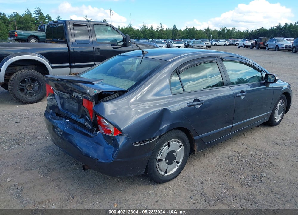 2008 HONDA CIVIC HYBRID VIN: JHMFA36218S018507