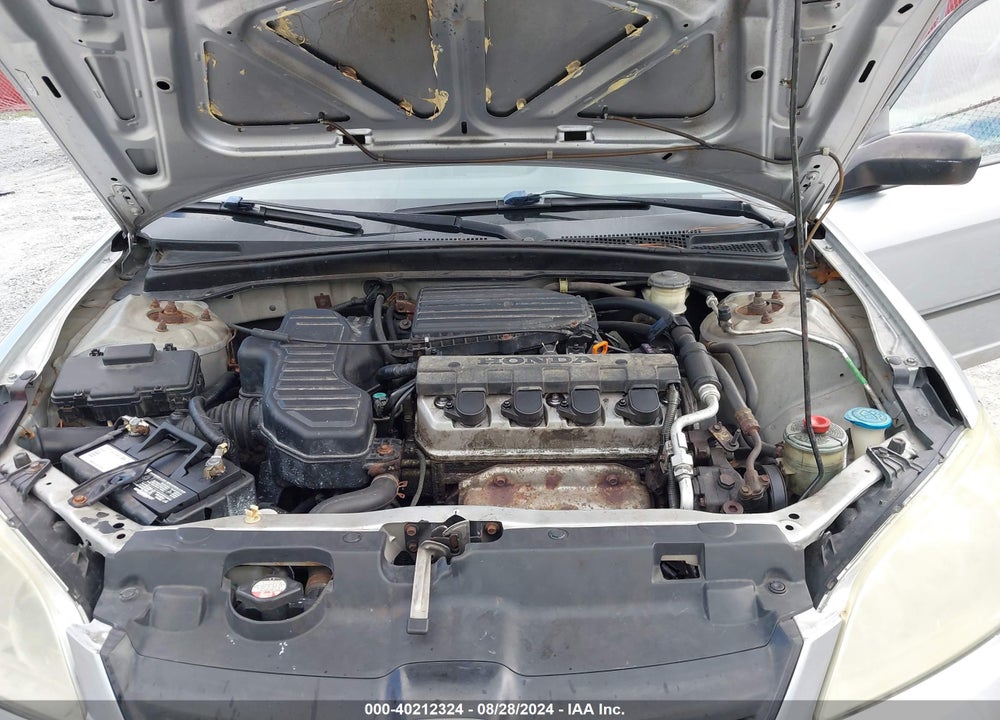 2005 HONDA CIVIC VP VIN: 2HGES16385H547657