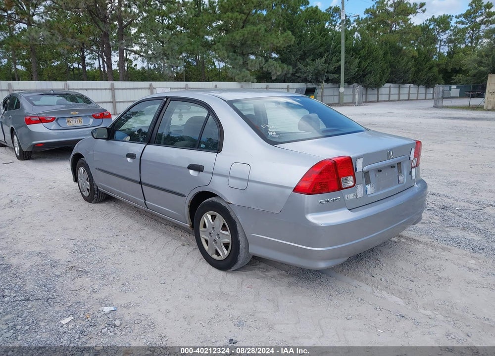 2005 HONDA CIVIC VP VIN: 2HGES16385H547657