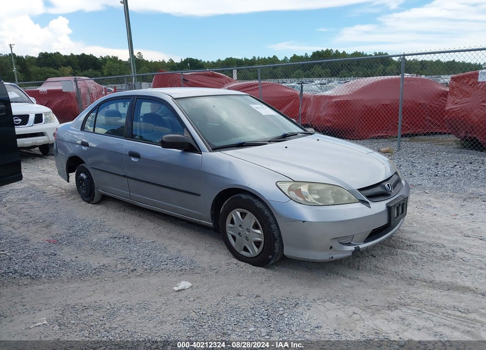 2005 HONDA CIVIC VP VIN: 2HGES16385H547657