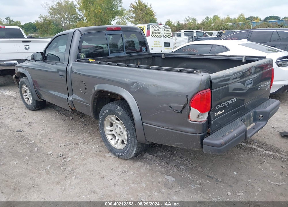 2004 DODGE DAKOTA VIN: 1D7FL16K14S602955