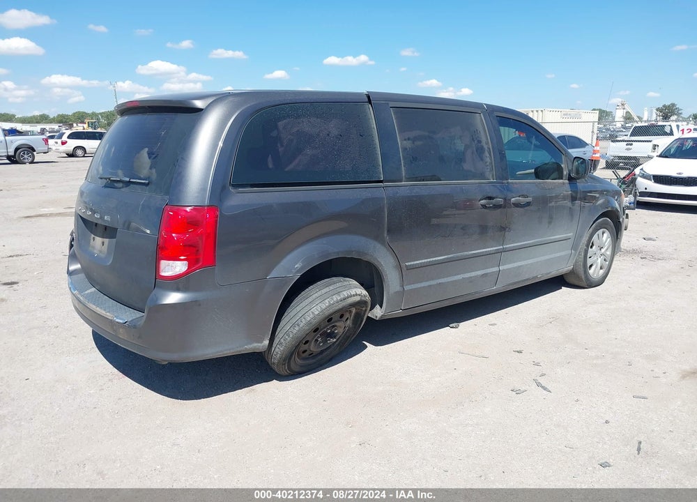 2016 DODGE GRAND CARAVAN AMERICAN VALUE PKG VIN: 2C4RDGBG5GR336404