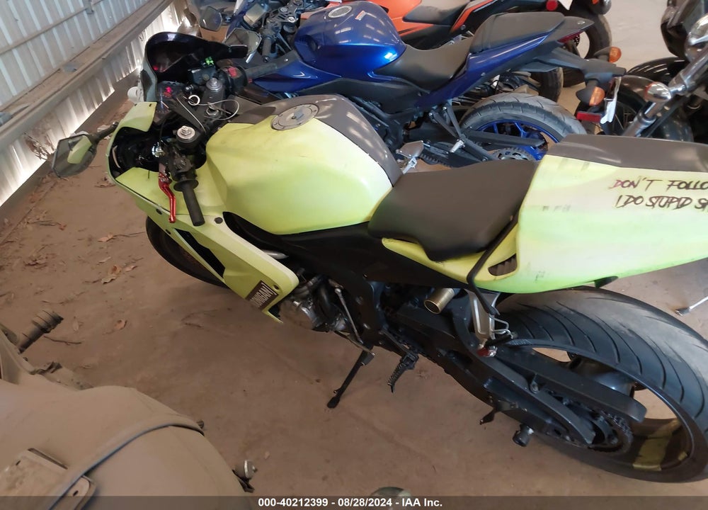 2005 HONDA CBR600 RR VIN: JH2PC37195M202834