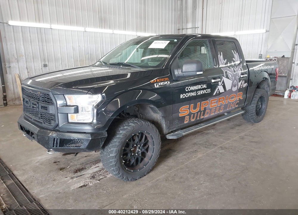 2015 FORD F-150 XLT VIN: 1FTEW1EG9FFB96042