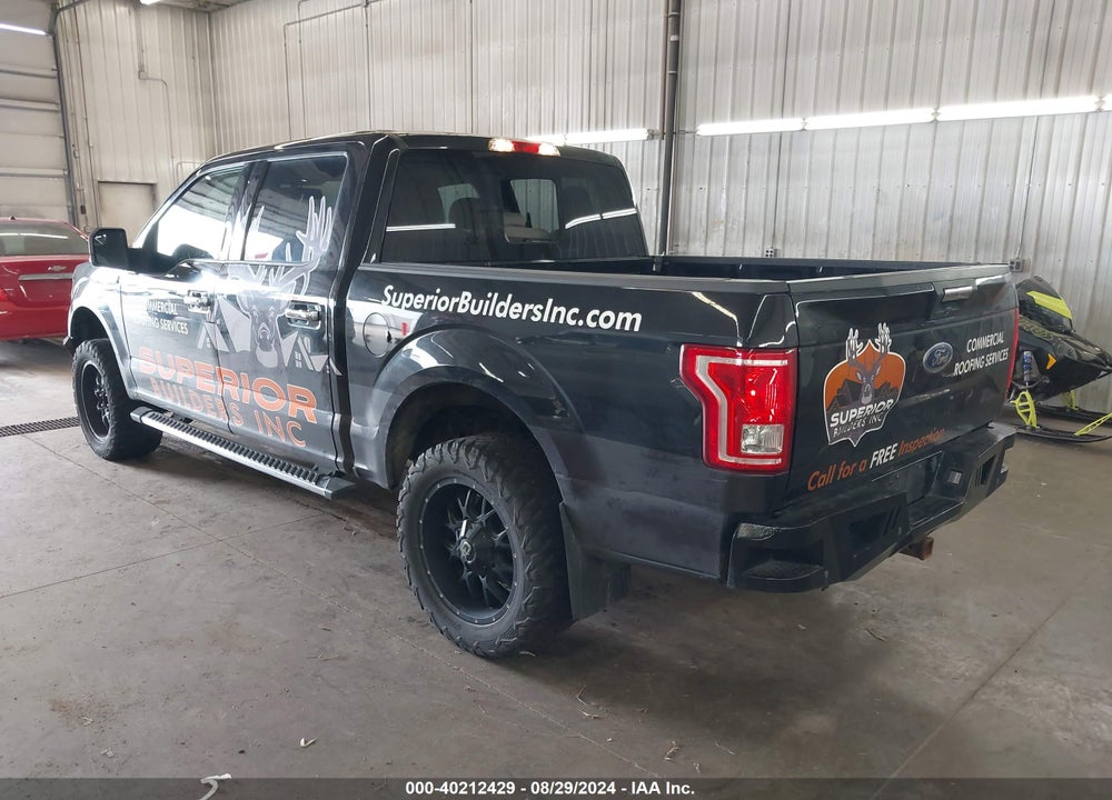 2015 FORD F-150 XLT VIN: 1FTEW1EG9FFB96042