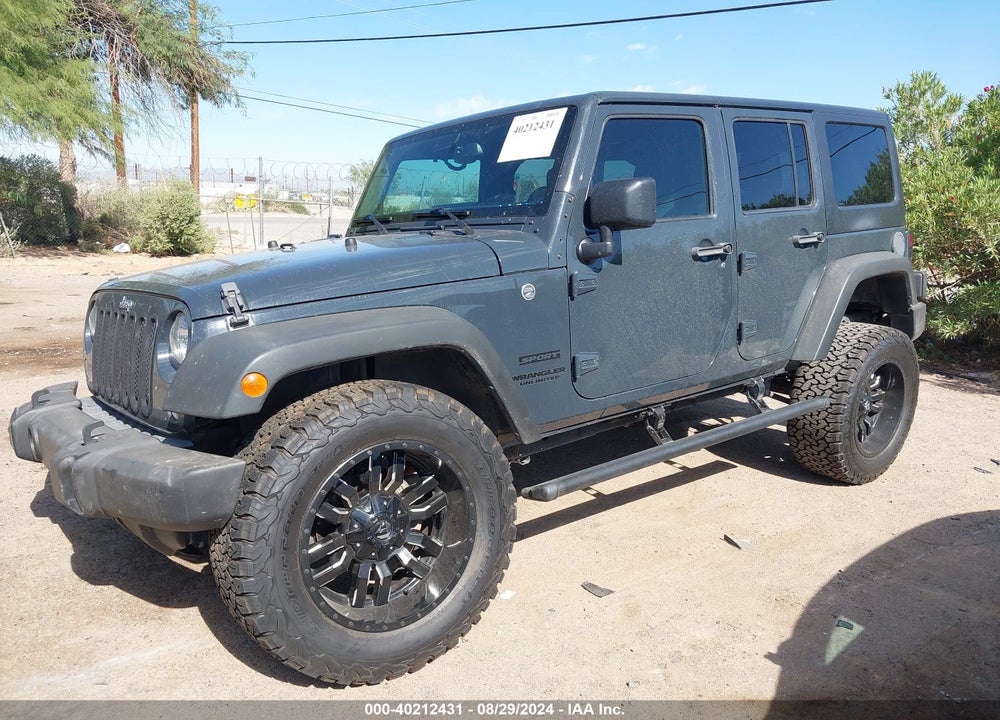 2016 JEEP WRANGLER UNLIMITED SPORT VIN: 1C4BJWDG8GL270554