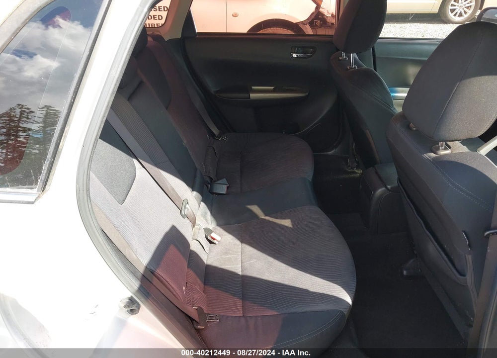 2009 SUBARU IMPREZA 2.5GT VIN: JF1GE74619H516430