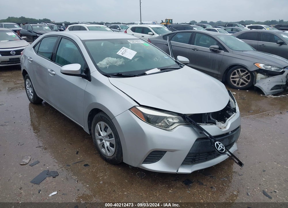 2016 TOYOTA COROLLA L VIN: 5YFBURHE3GP566235