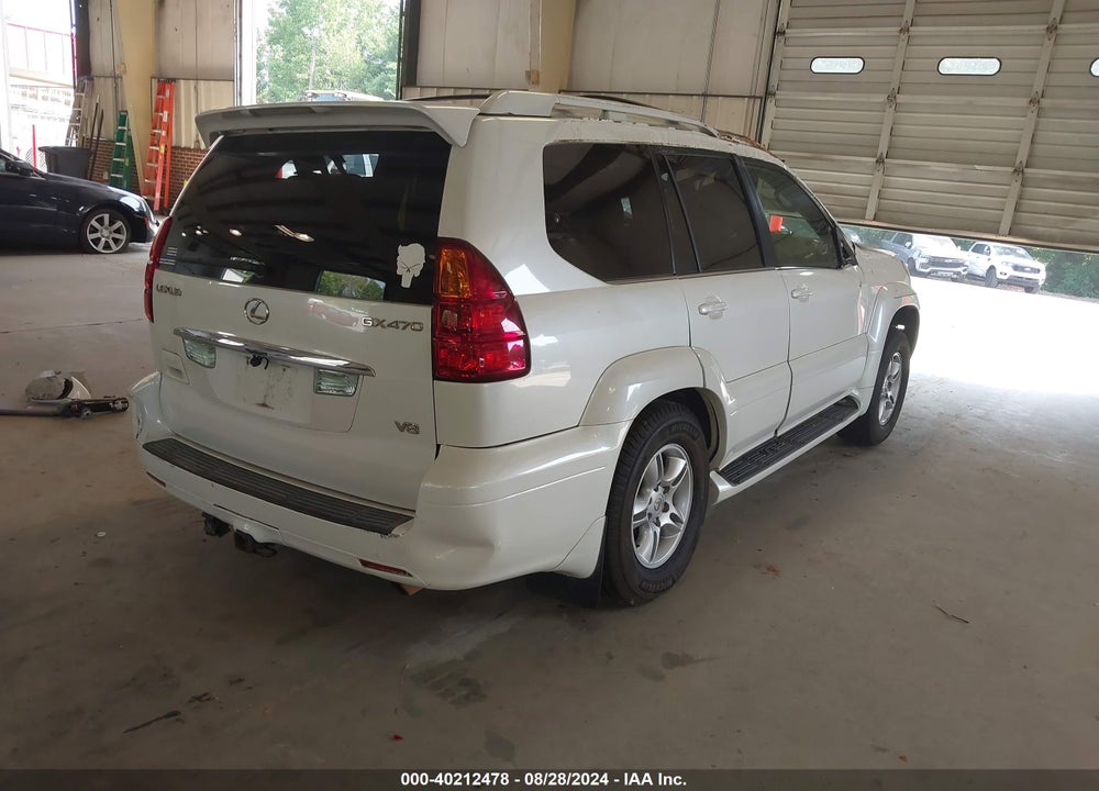 2004 LEXUS GX 470 VIN: JTJBT20X940027614
