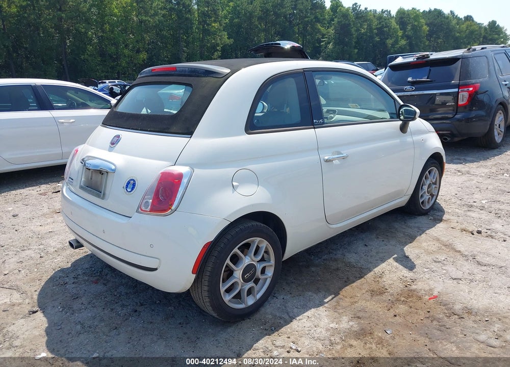 2013 FIAT 500C VIN: 3C3CFFDR0DT714540