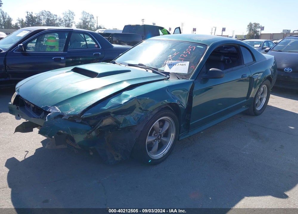 2002 FORD MUSTANG GT VIN: 1FAFP42X52F116663