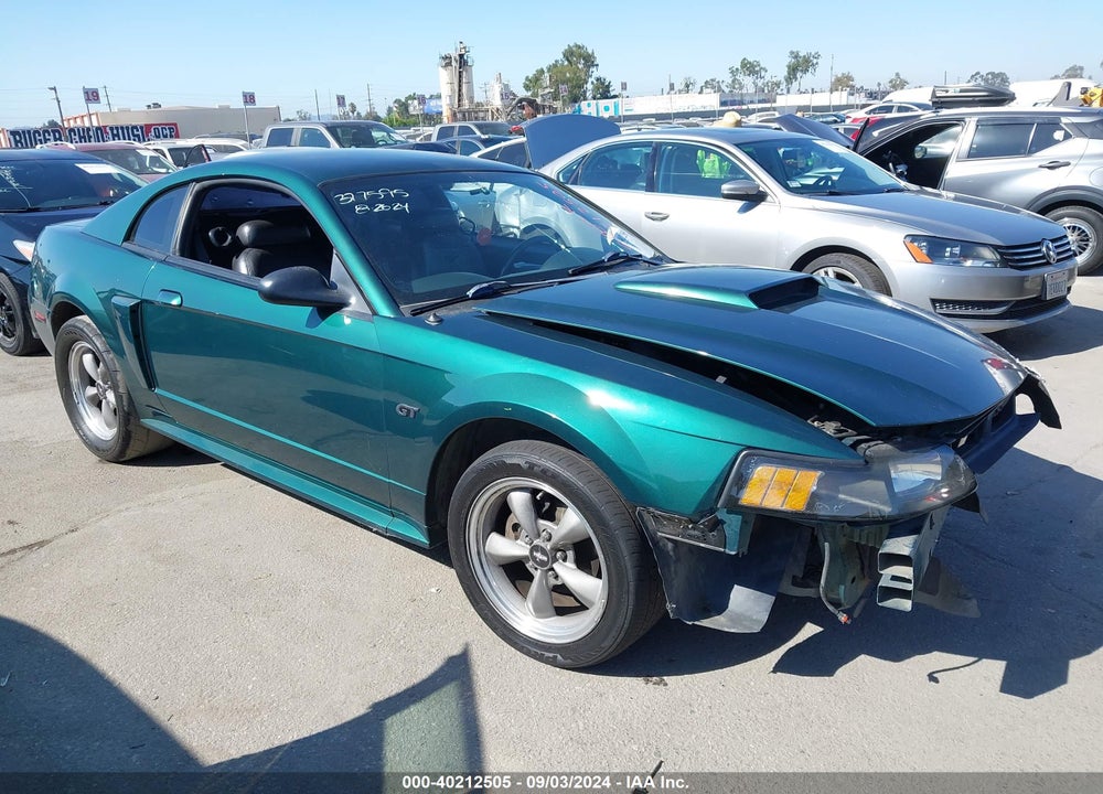 2002 FORD MUSTANG GT VIN: 1FAFP42X52F116663