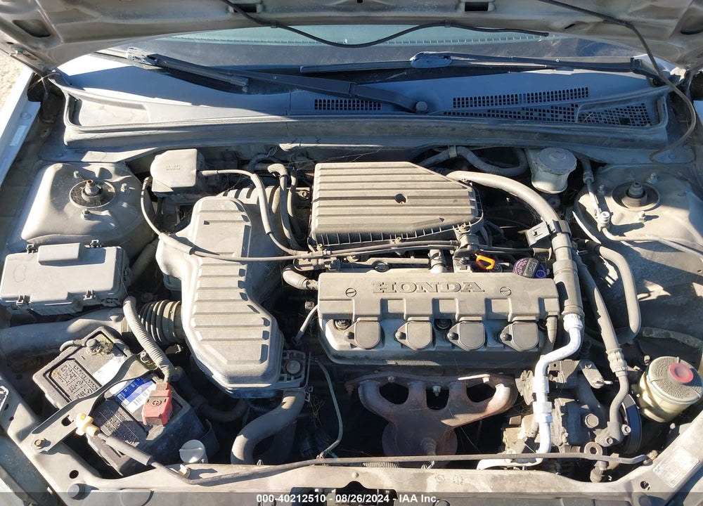 2002 HONDA CIVIC LX VIN: 2HGES16682H584505