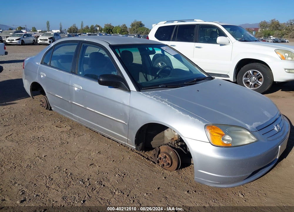 2002 HONDA CIVIC LX VIN: 2HGES16682H584505
