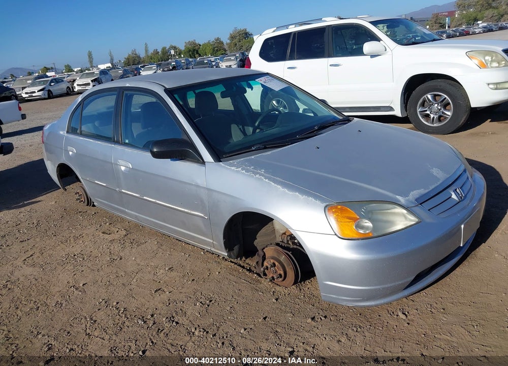 2002 HONDA CIVIC LX VIN: 2HGES16682H584505
