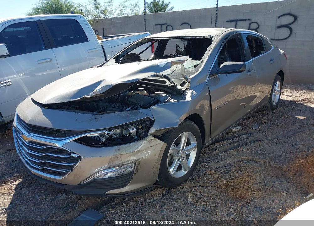 2022 CHEVROLET MALIBU FWD LS VIN: 1G1ZB5ST7NF214597