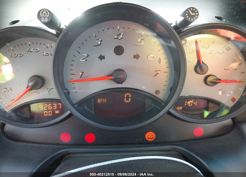 2000 PORSCHE BOXSTER VIN: WP0CA2982YU621890