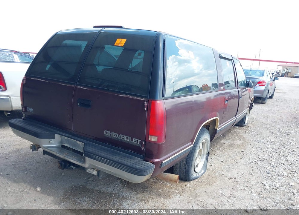 1994 CHEVROLET SUBURBAN C1500 VIN: 1GNEC16K7RJ373241
